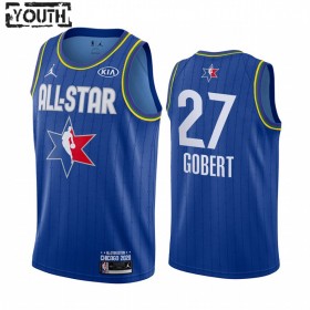 Dres NBA Utah Jazz Rudy Gobert 27 2020 All-Star Jordan Brand Plava Swingman - Dječji